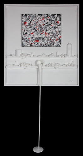 Flow 93 - Hommage à Pollock noir