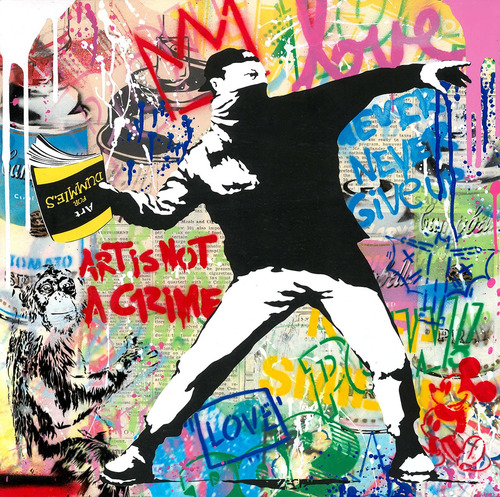 Banksy Thrower, 2022 (P109751)