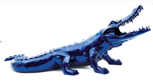 Crocodile Facette -Bleu Mick (110)