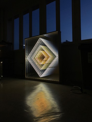 Neon Champagne en sycomore