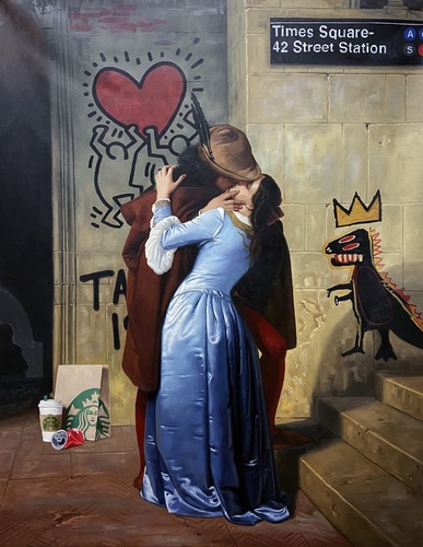 The Urban Kiss (Basquiat version)