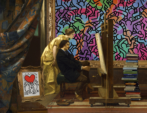 The Artist and The Muse Haring, 2023