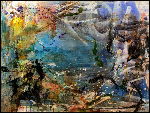 Abstract Bleu 150x200 cm