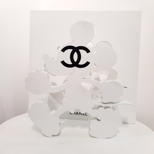 Sculpture Mickey White Addict CC