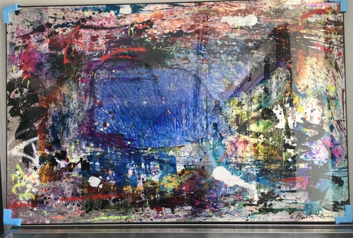 Abstraction Bleu Couleurs