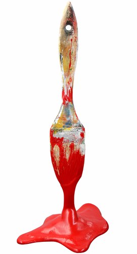 Paint Brush (Red), 2017
