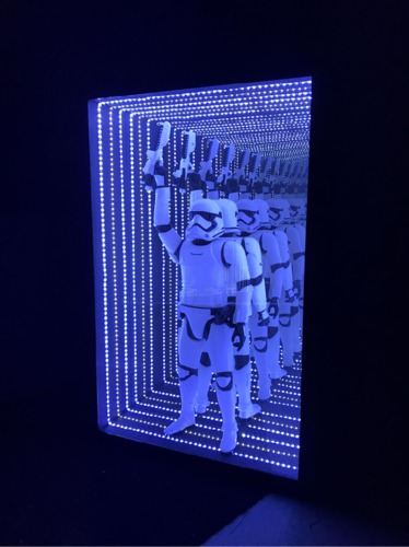 LED coffrage Starwars : blanc