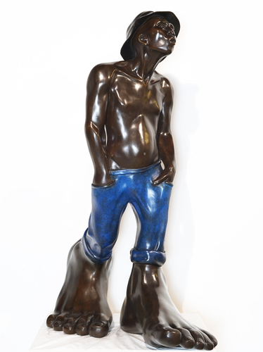 Le Siffleur 100 Bronze Blue Pants, 2014