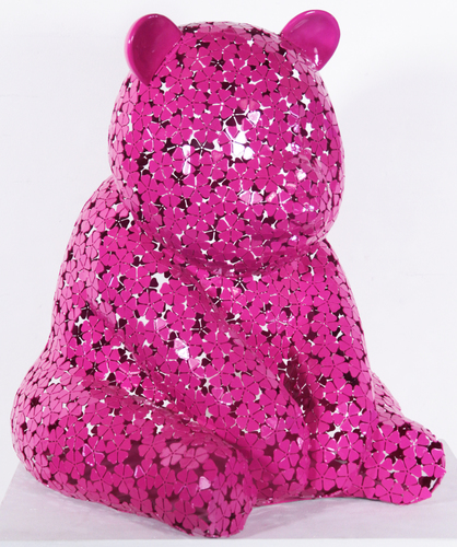 Small Pandasan FlowerPower pink